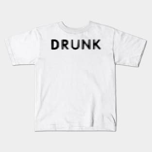 DRUNK - IN BLACK - CARNIVAL CARIBANA PARTY TRINI DJ Kids T-Shirt